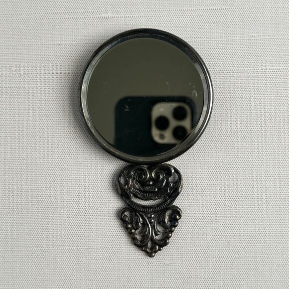 Hans Jensen Silverplate Vanity Mirror Denmark - Picture 4 of 8